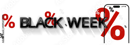 Black Week design backgroun...