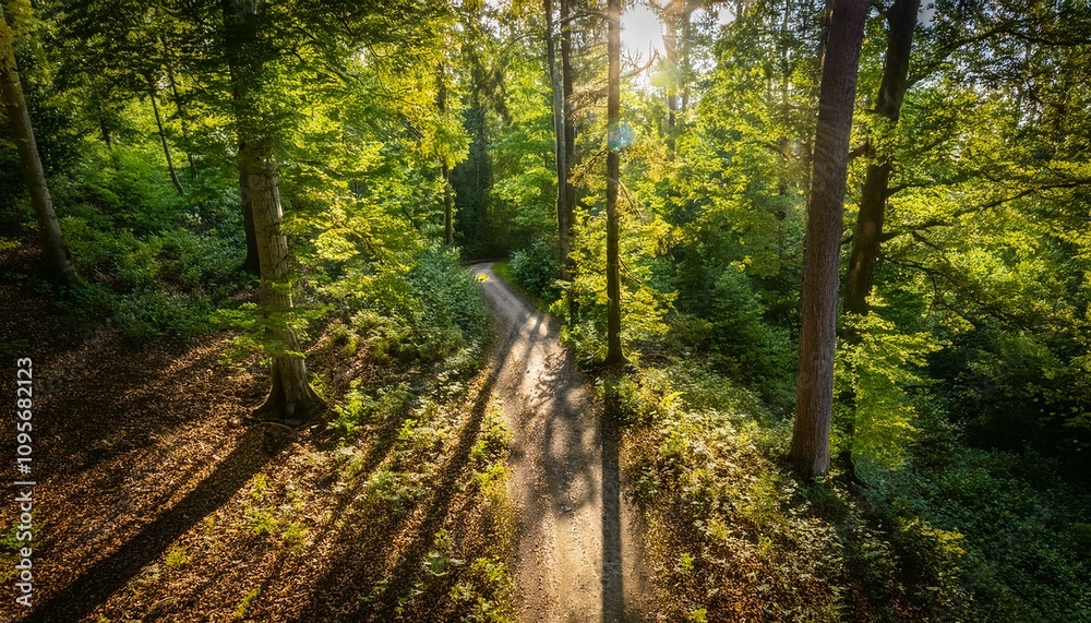 Obraz premium A hidden path invites exploration and wonder. 