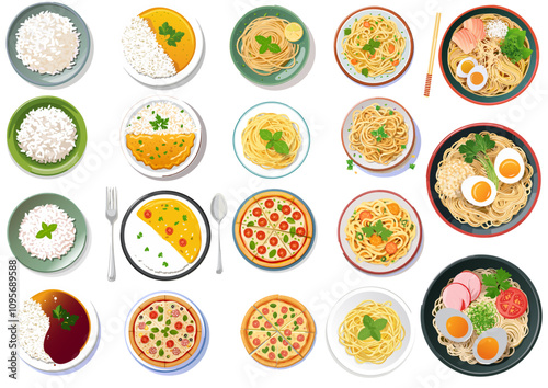 料理のイラスト集＿02