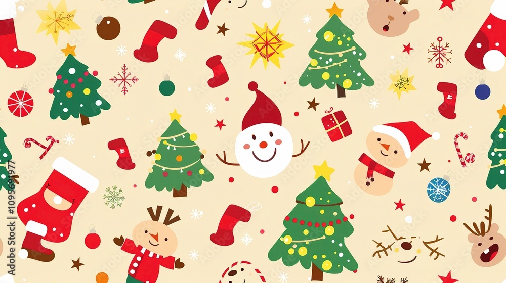Christmas Background Material Illustration - A Festive and Artistic Depiction for the Holiday Season. The Richly Colored and Detailed Illustration of the Christmas Background Christmas Background Material Illustration - A Festive and Artistic Depiction for the Holiday Season. The Richly Colored and Detailed Illustration of the Christmas Background