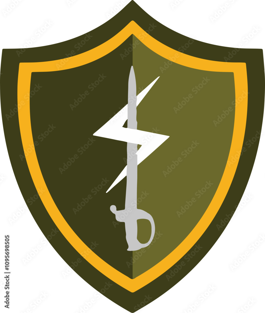 Dual Tone Military Unit Badge Shape Logo Icon Collection Dual Tone Military Unit Badge Shape Logo Icon Collection