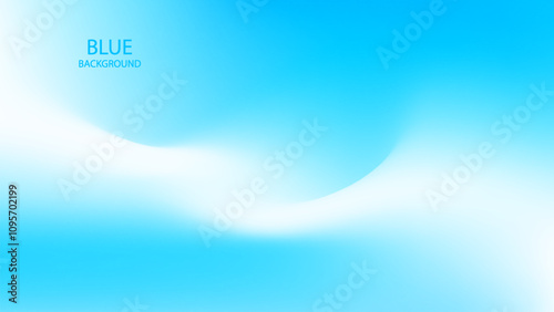 Beautiful Clouds and Clear Sky. Abstract background. Gradient blue. Design for Template, Brochure, Cover, Anual Report. 