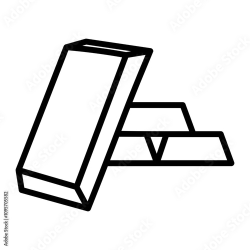 gold Line Icon