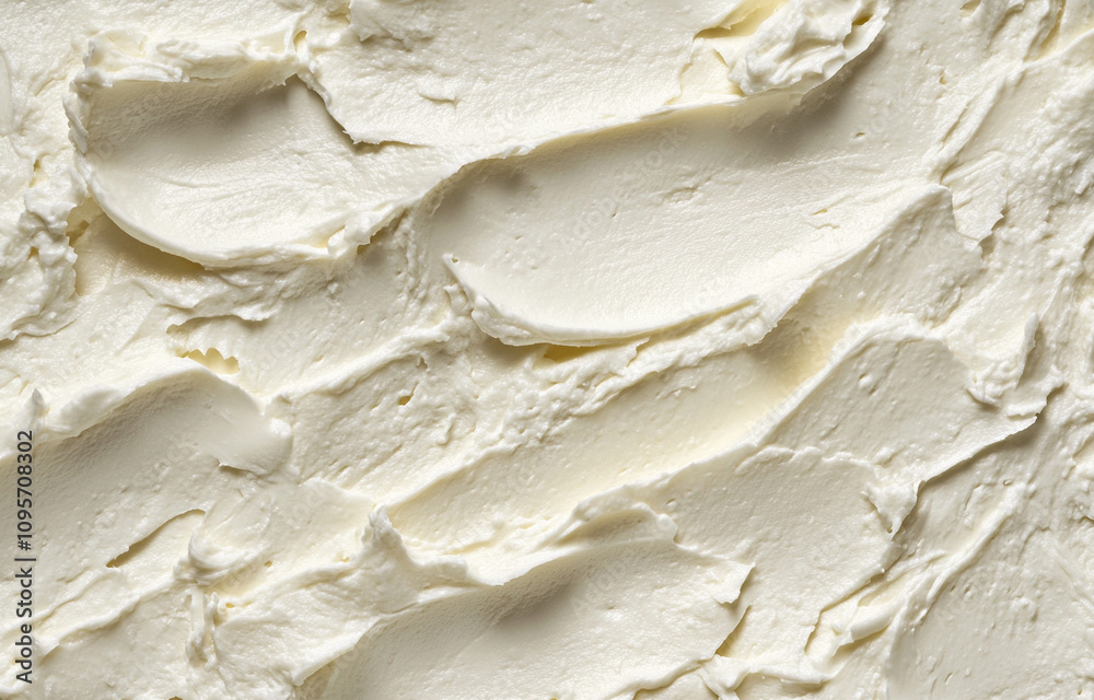 Creamy Spreadable Cheese Texture Close-Up Creamy Spreadable Cheese Texture Close-Up