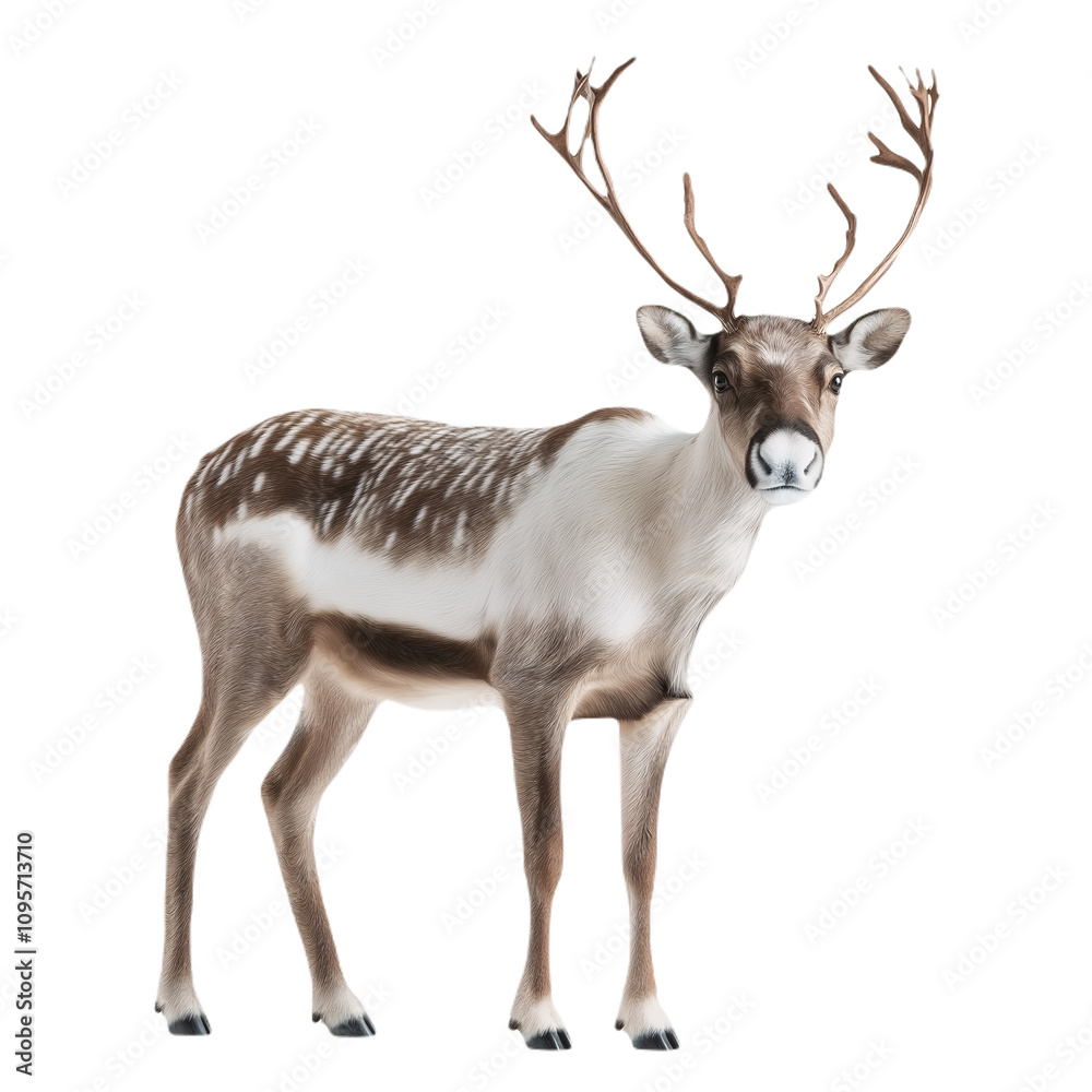 Majestic reindeer on transparent background Majestic reindeer on transparent background