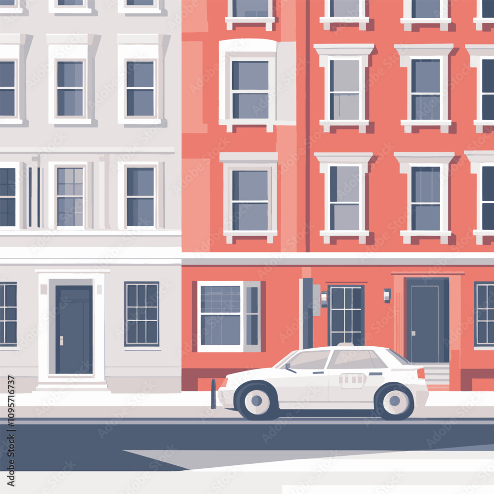 Naklejka premium means of transportation on the highway