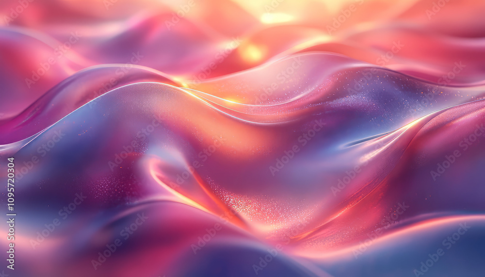 Abstract background design, iridescent futuristic shape, 3d render Abstract background design, iridescent futuristic shape, 3d render