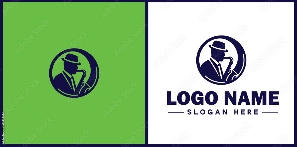 Jazz Club icon Jazz lounge Jazz bar Jazz venue flat logo sign symbol editable vector Jazz Club icon Jazz lounge Jazz bar Jazz venue flat logo sign symbol editable vector