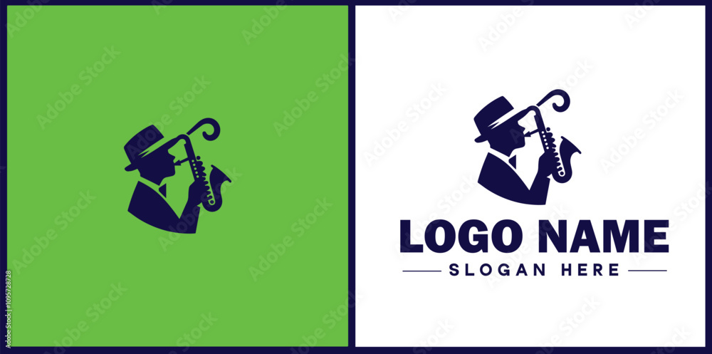 Jazz Club icon Jazz lounge Jazz bar Jazz venue flat logo sign symbol editable vector Jazz Club icon Jazz lounge Jazz bar Jazz venue flat logo sign symbol editable vector