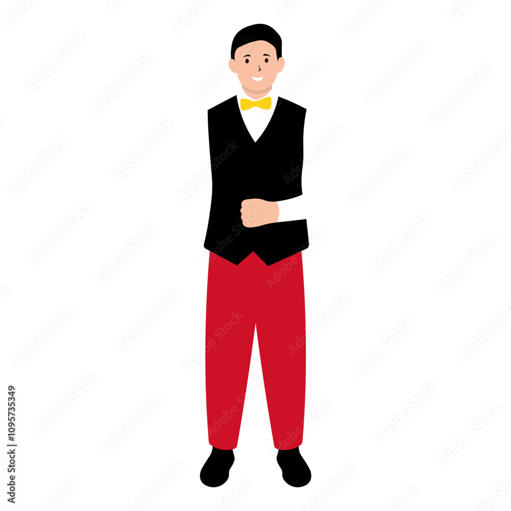 People Labor Day Illustration in Flat Cartoon Design. Isolated on White Background. People Labor Day Illustration in Flat Cartoon Design. Isolated on White Background.