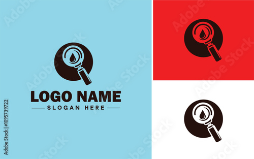 Private Investigation icon Private detective work Investigative services Personal investigation flat logo sign symbol editable vector
