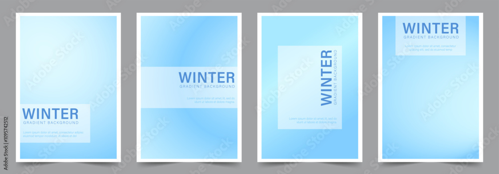 Gradient Pastel Winter Background. Set of trendy blurred templates. Cold fluid wave design. Abstract vector illustration in Blue tones. Sky colors wallpaper. Gradient Pastel Winter Background. Set of trendy blurred templates. Cold fluid wave design. Abstract vector illustration in Blue tones. Sky colors wallpaper.