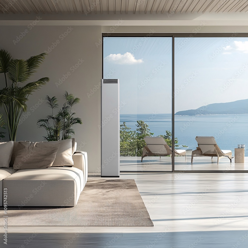 Naklejka premium modern living room