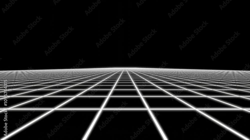 Grid perspective animation is suitable for video backgrounds