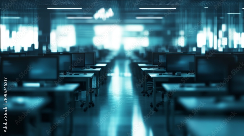 Efficient workspace design modern office digital environment minimalist aesthetic professional atmosphere technology integration Efficient workspace design modern office digital environment minimalist aesthetic professional atmosphere technology integration
