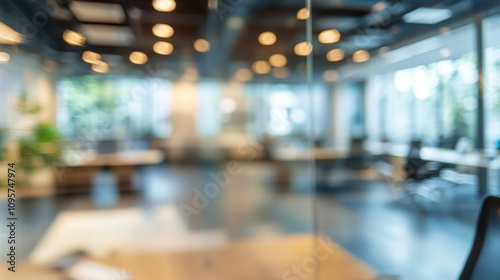 Wallpaper Mural Modern office collaboration urban workspace interior photography professional environment focused view innovative design for productivity Torontodigital.ca