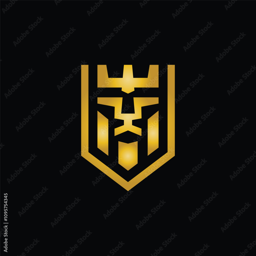 Luxury Lion Business Logo Vector Illustration Luxury Lion Business Logo Vector Illustration