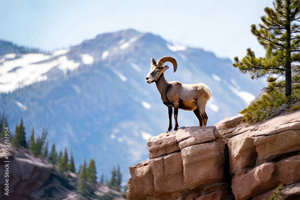 a bighorn sheep perched on a rocky outcrop ecology adaptations t a bighorn sheep perched on a rocky outcrop ecology adaptations t