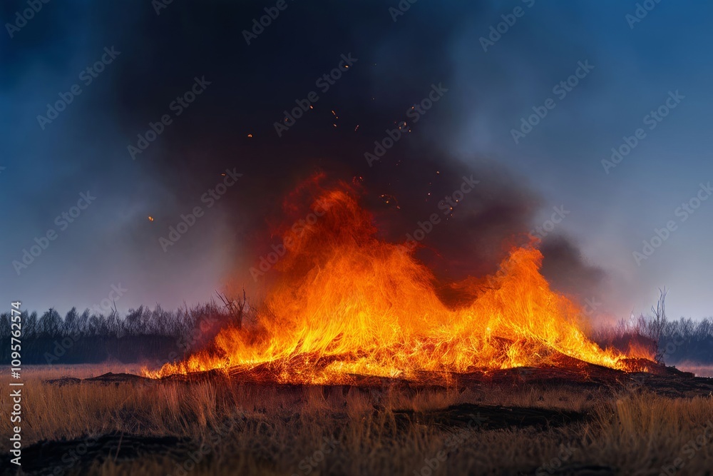 a fire burning in a grassland ecology the role of fire in mainta a fire burning in a grassland ecology the role of fire in mainta