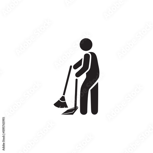 sweep icon symbol sign vector