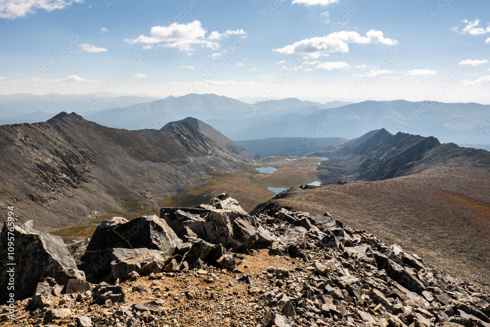 Scenic views near Breckenridge Colorado. A hike up Atlantic and Pacific Peaks
