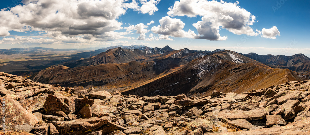 Beautiful Colorado Rocky Mountains in the Fall Autumn