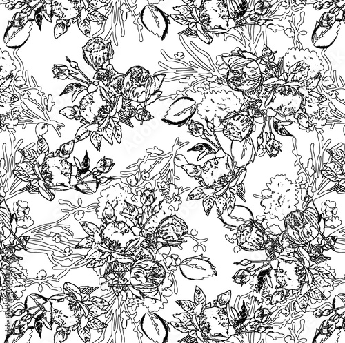 Wallpaper Mural Seamless Pattern with Cute Daisy Flowers and Pansies. Feminine Texture in Country Style for Cloth, Textile, Wallpaper. Torontodigital.ca
