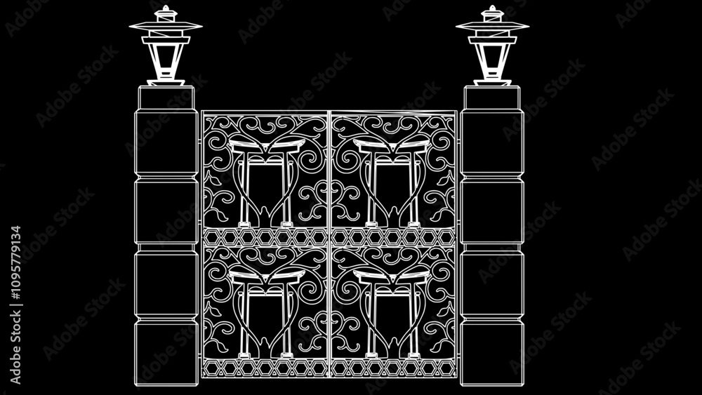 2D iron gate 2D iron gate