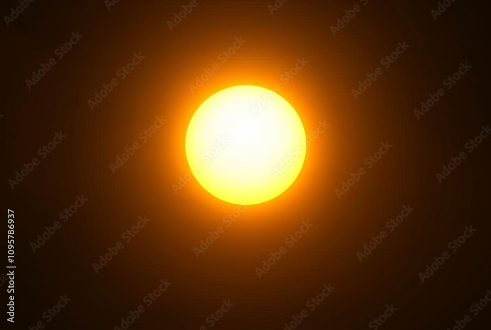 Sun as a Glowing Sphere The sun is represented as a perfect glow Sun as a Glowing Sphere The sun is represented as a perfect glow