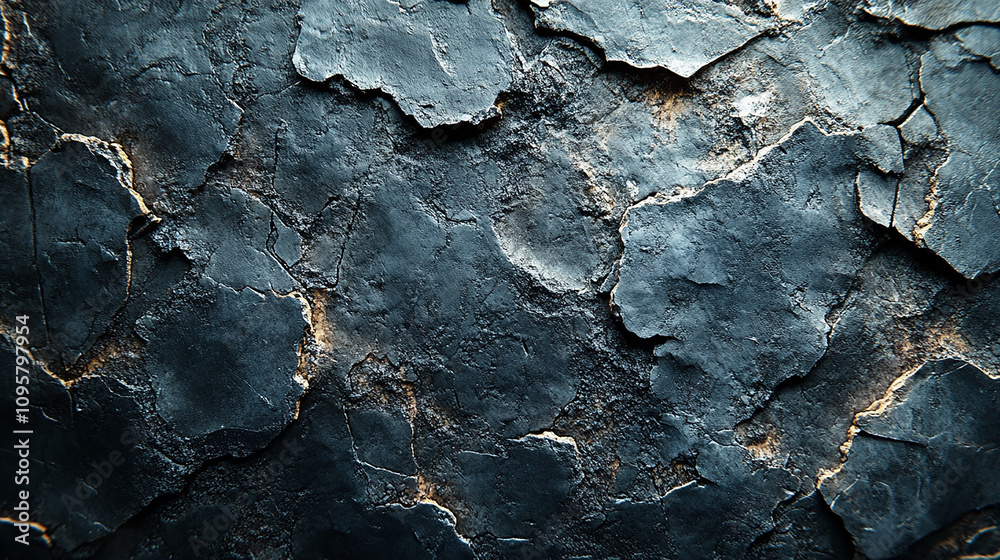 A dark, textured surface of deep blues and grays, like rough, painted stone A dark, textured surface of deep blues and grays, like rough, painted stone
