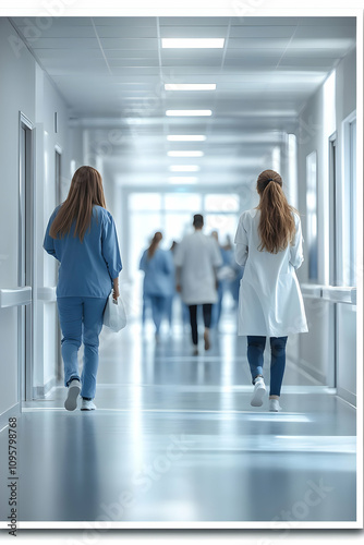 Hospital Corridor Illustrat...