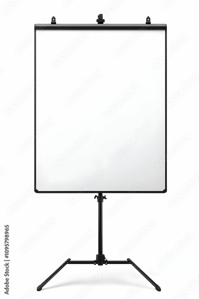 Blank Presentation Board 3D Render Blank Presentation Board 3D Render