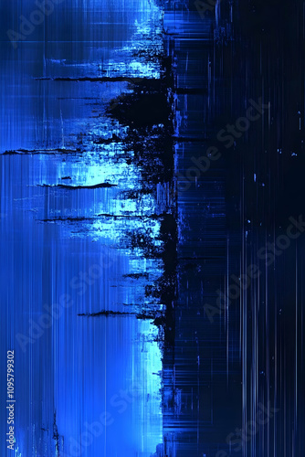 Abstract Blue Texture Backg...