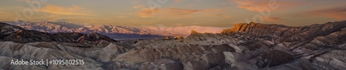 Zabriskie Point Sunrise at Death Valley National Park