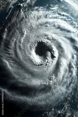 Vortex Hurricane Aerial View