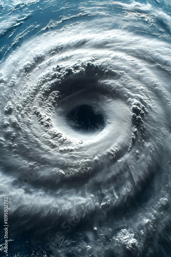 Powerful Hurricane Eye Real...