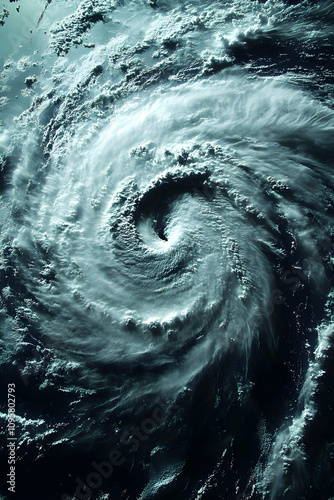 Cyclone Vortex Aerial Image