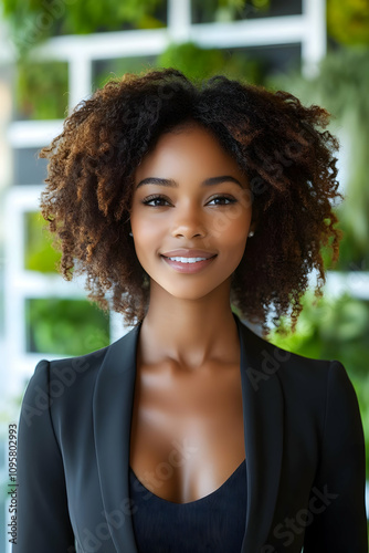 Portrait of a Smiling Woman...