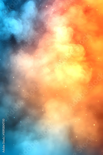 Cosmic Nebula Abstract Back...