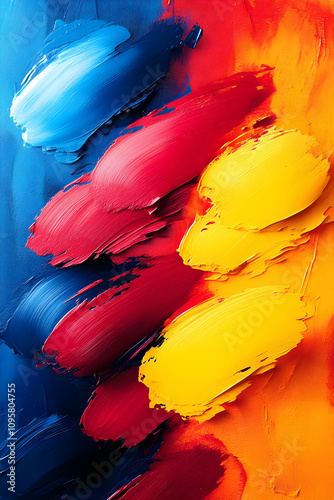 Vibrant Color Abstract Pain...