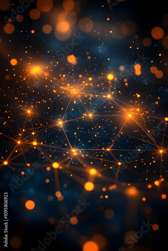 Abstract Network Background...