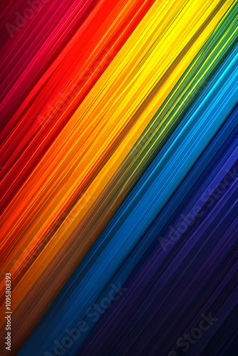 Vibrant Rainbow Abstract Background Illustration