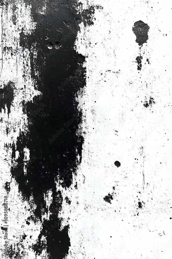 Abstract Black and White Grunge Texture Background Illustration Abstract Black and White Grunge Texture Background Illustration