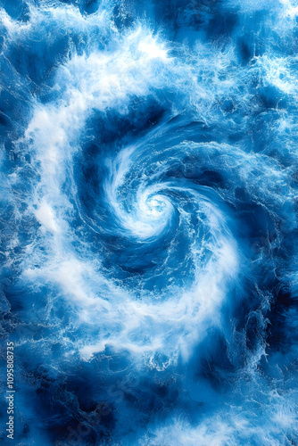 Ocean Vortex Abstract Backg...