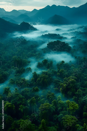 Misty Mountain Rainforest A...