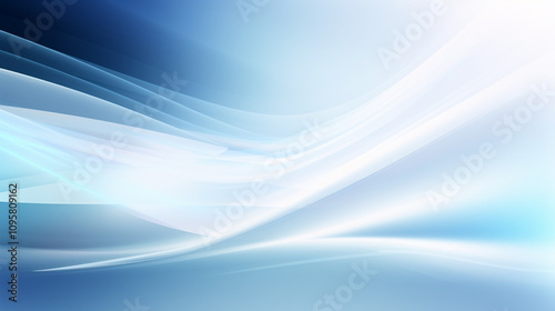 Abstract pastel blue and white background, Blue Gradient Blurred Background.