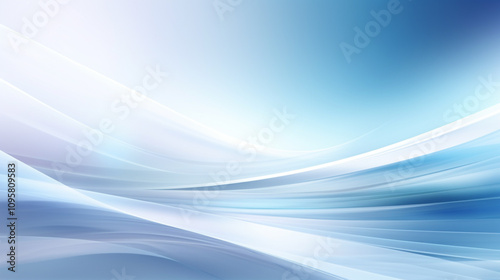 Abstract soft blue wave background. 3d blue background with blue lines curved wavy sparkle with copy space for text. Three-dimensional wave and blue background.