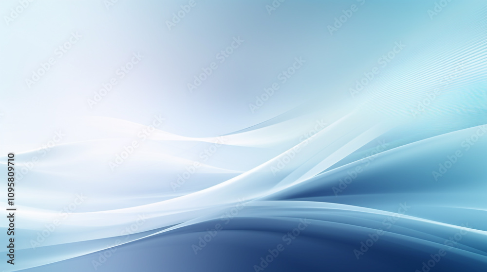 Fototapeta premium white navy blue Light Blurred wave Background