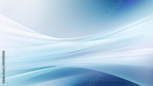 abstract light blue wave smooth background. 