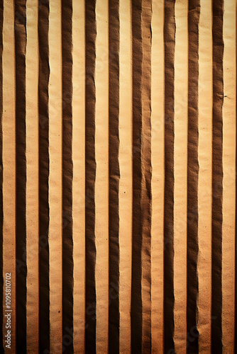 Striped Cardboard Texture B...